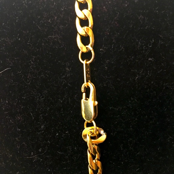 14K Gold Plated Cuban Link - Picture 2 of 5